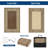 Waterproof Reversible Outdoor Rug – Peony Brown/Coffee Plastic Straw Carpet, Lightweight, UV/Mark Resistant, Easy Clean, 9x12ft for Patio, Porch, Backyard, Camping, Deck, USA Spec-1387939358-1387939355