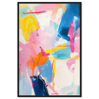 «Sculpted by Color Canvas Modern Color Abstract» par Art Remedy