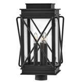 Montecito Black 20.5" H Hardwired Lamp Post (Full)