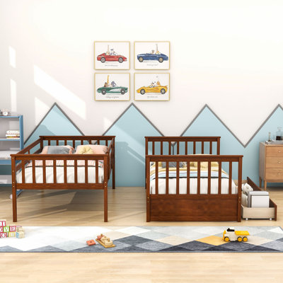 Guichard Twin over Twin 2 Drawer Standard Bunk Bed by Harriet Bee by Harriet Bee
