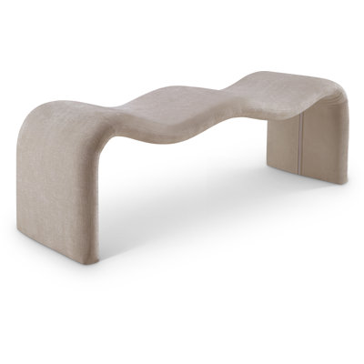 Monifa Chenille Fabric Bench by Ivy Bronx
