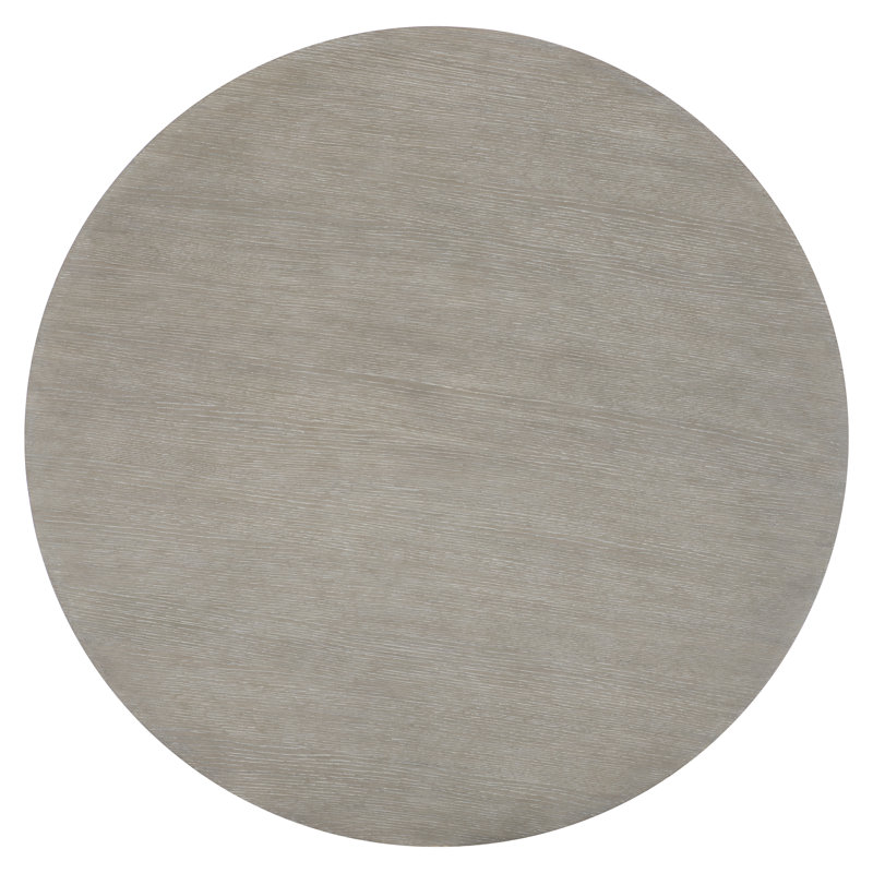 Transitional Gray 54.75'' Round Wood Coffee Table