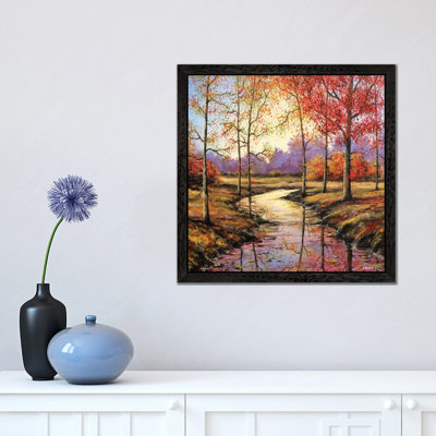 That Time Of Year - Floater Frame Painting on Canvas