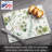 CounterArt Green Fields Tempered Glass Cutting Board-73359275