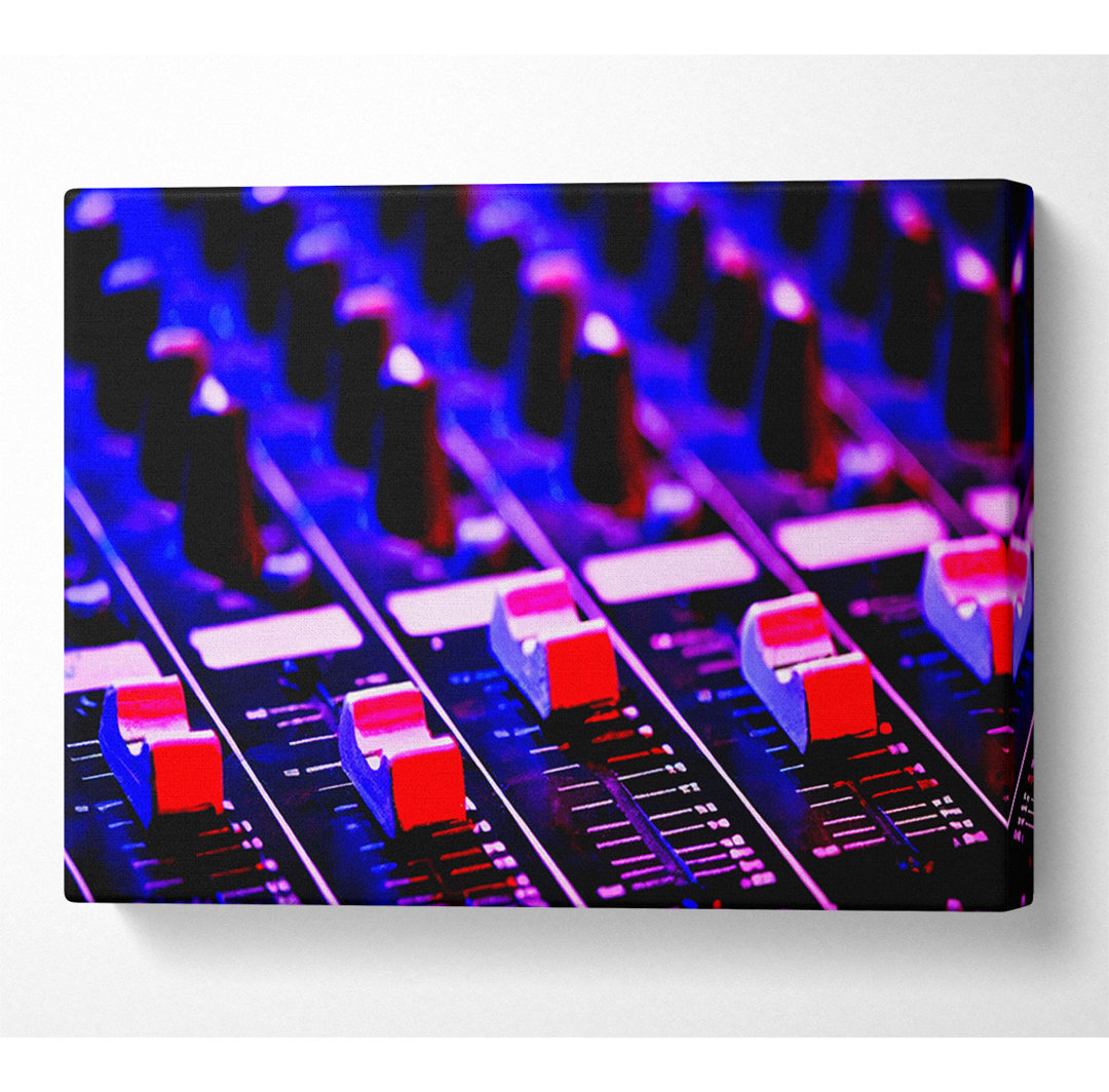 Audio Mix - Kunstdrucke auf Leinwand - Wrapped Canvas