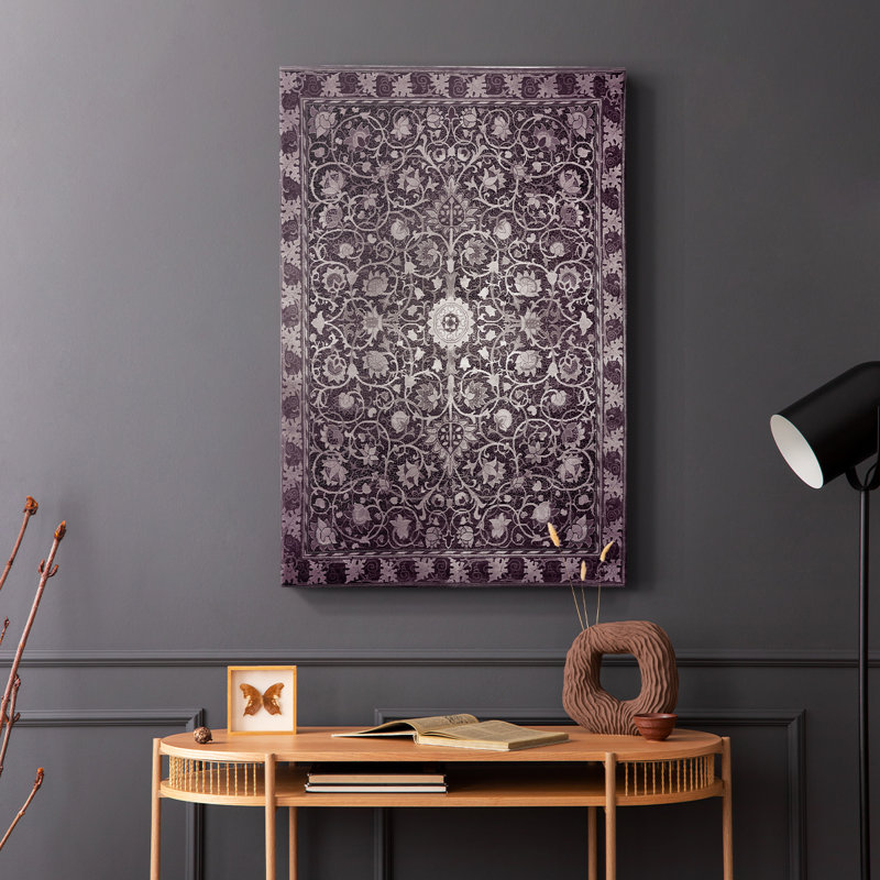 Reproduction abstraite rétro C III - galerie Cavas, H 36 po x l 24 po