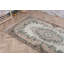 Élégant tapis turc Oushak rétro beige pour un style bohème antique authentique