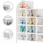 Meuble à chaussures 12 pièces empilable transparent-533530768