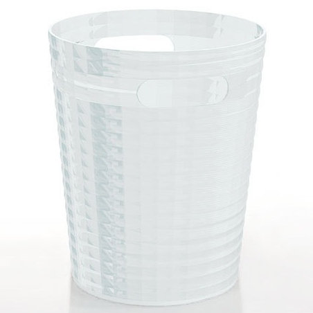 Corbeille pour déchets Becerra, Transparent