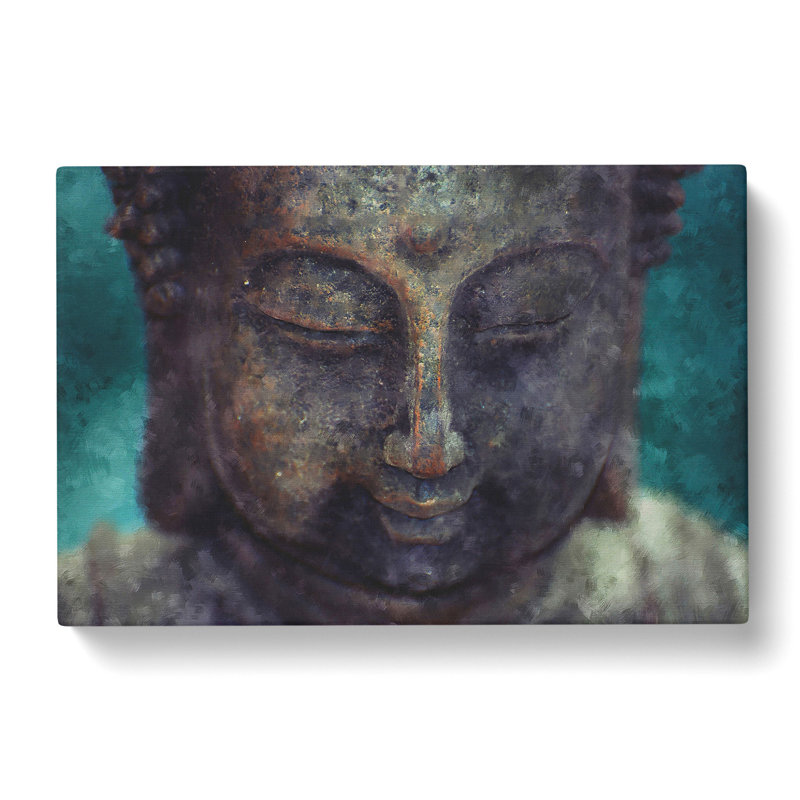 Buddha Statue Vol.10 - Wrapped Canvas, 50cm H x 76cm W x 3cm D