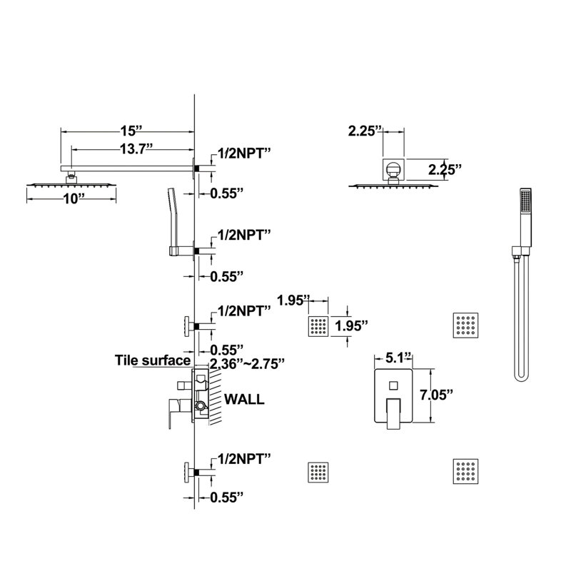 with Rough in-Valve
