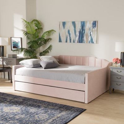 Ailish Upholstered Daybed with Trundle