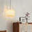 1-Light Pendant Light Single Silk