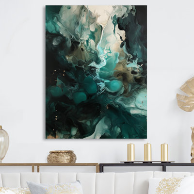 Earlen Earlen vert blanc marbré artistique III