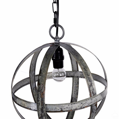 Metal Chandelier, Hanging Light Fixture With Adjustable Chain