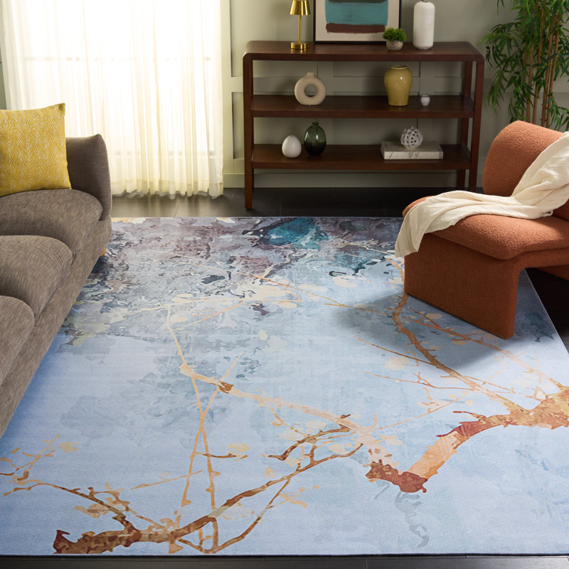 Tacoma Performance Machine Washable Abstract Rug, Rectangle 8' x 10'