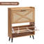Armoire de rangement pour chaussures Chea avec tablettes réglables-509077221-509077223