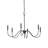 Tirrell 6 - Light Wrought Iron Dimmable Classic / Traditional Chandelier