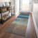Machine Washable Indoor/Outdoor Xhevrie Blue Rug