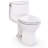 TOTO Ultramax One-Piece Round 1.28 GPF Universal Height Toilet with CEFIONTECT and SS113 SoftClose Seat, Sedona Beige - MS603113CEFG#12-123827240-123827242