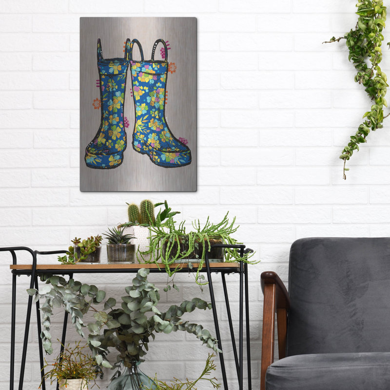 Bottes de jardin par Dean Russo, H 16 po x l 12 po 