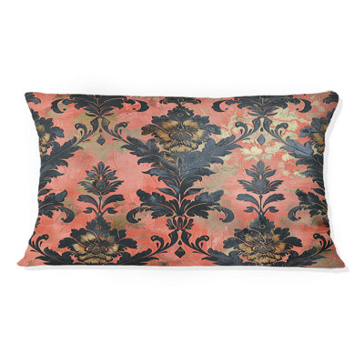 Glamour Damask - Glam Lumbar Pillow