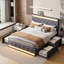 Upholstered Storage Bed-1496149283