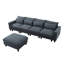 Canapé modulaire 5 pièces rembourré-1367591369