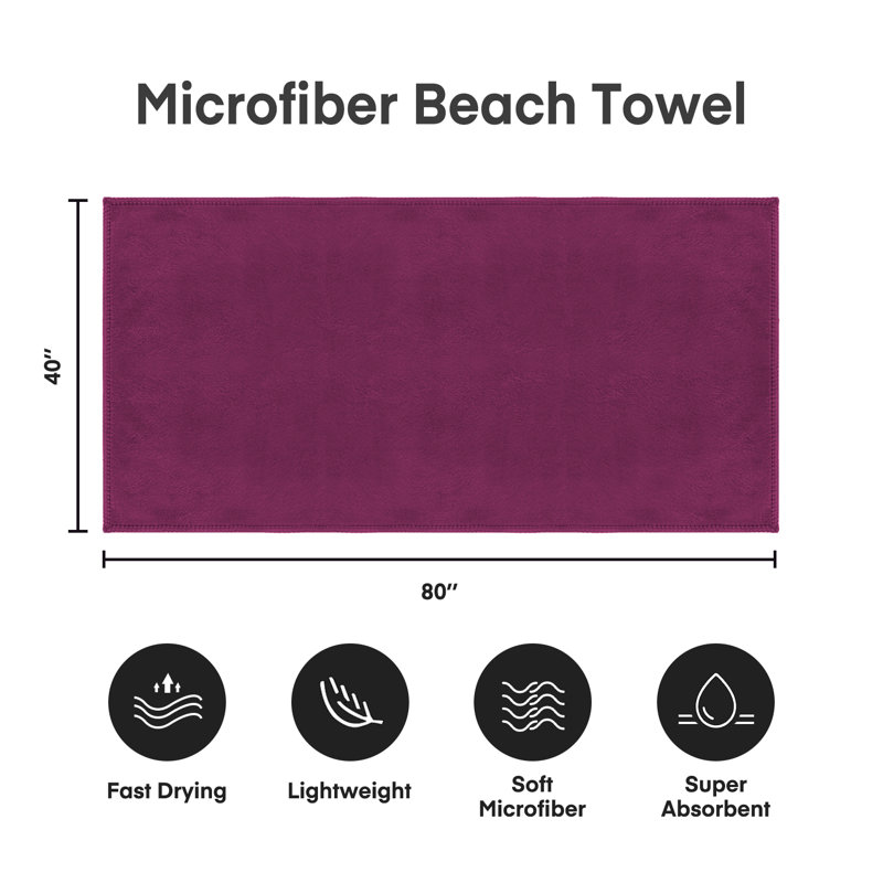 Drap de bain Moyer, Violet