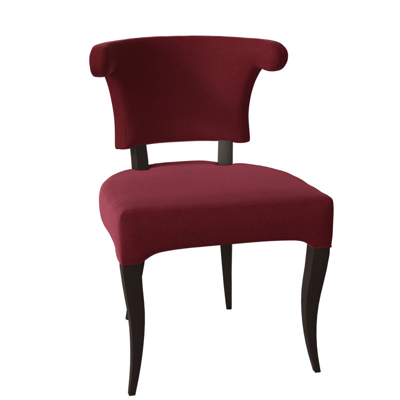 Athena Dining Chair, American Walnut, Margaret Lipstick