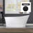 59" x 30" Freestanding Soaking Acrylic Single Slipper Bathtub with Reversible Drain-56335172