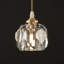 Disc Staircase Swirl Cluster Crystal Pendant Light-323692831
