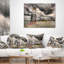 Feu de navigation Lake Michigan - Coussin imprimé paysage urbain-29079100-29079103