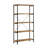Columbus Rustically designed Bookcase With 4 Open Shelves-2119022107