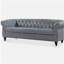 Canapé Chesterfield à accoudoirs roulés 84,65 po.-824275091
