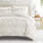 Patterned Ultra Soft 3 Piece Duvet Cover Set - Serenity-128498582-128498583