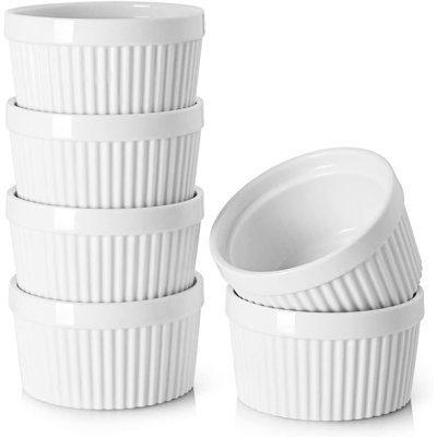 8 oz. Dowan Ramequins ronds en céramique