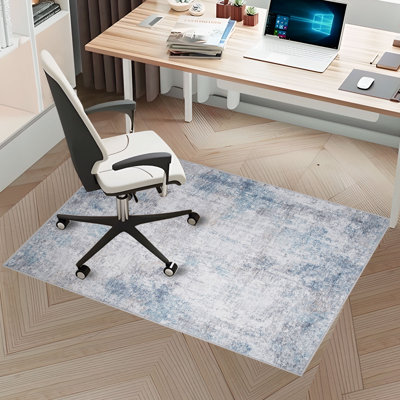 Office Chair Mat for Hardwood Floor, 47x59in Floor Mat for Offices Chair, Computer Chairs Mat for Floor Protection, Non-Slip Desk Chair Mats for Home Office, Mats for Under Desk Chairs, Easy to Clean
