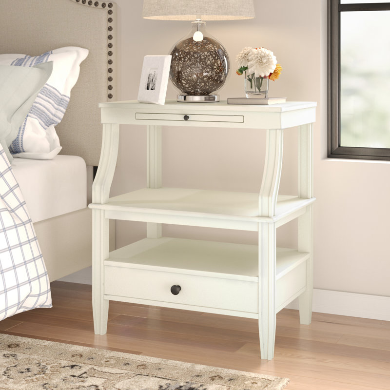 Krehbiel 23.75'' W Nightstand, Antique White