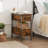 2- Drawer End Table and Built-In Outlets