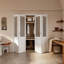 Double Water Pattern Glass And Manufactured Wood Bi-Fold Door With Hardware Kit-107786114