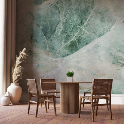 Green Marble Stone Texture Wall Mural