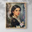 WOMEN Series CXCV III - reproduction encadrée de qualité supérieure - prête à être accrochée - aucun clou requis-49651591-49651589