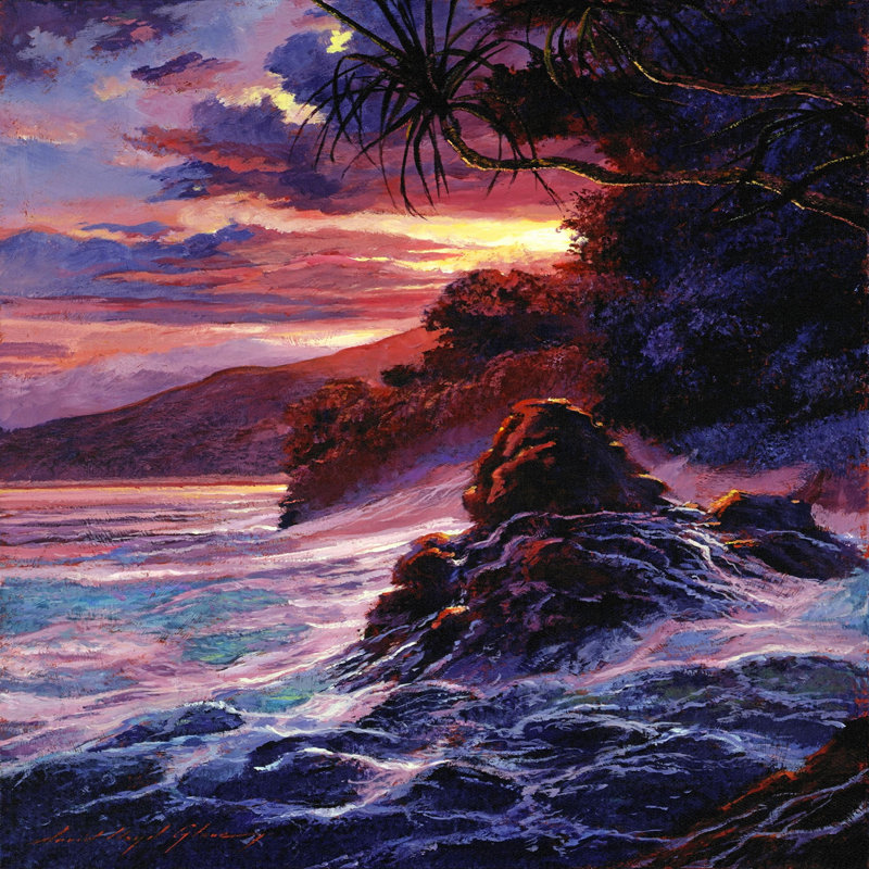 Ensemble de housse de couette en microfibre DiaNoche par David Lloyd Glover - Hawaiian Sunset