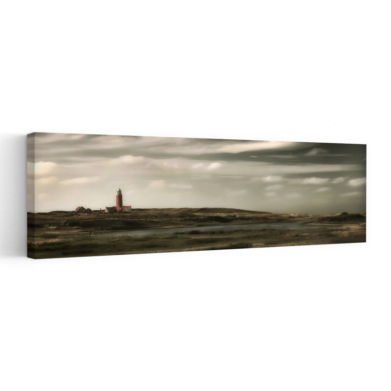 Art mural paysage lointain, paisible, paisible, serein, H 12 po x l 36 po