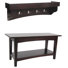 Ajwad 36"W Cottage Beach House Design Wall Mounted Coat Rack and Bench Set with Storage
