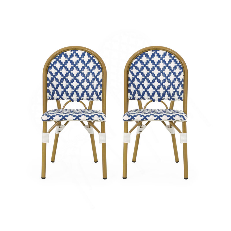 Chaise French, Bleu