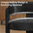 Upholstered Barrel Backrest Loveseat Sofa-734679137