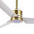 52" Modern 3-Blade Indoor Ceiling Fan with Integrated Dimmable LED Light and Remote Control-1019613742