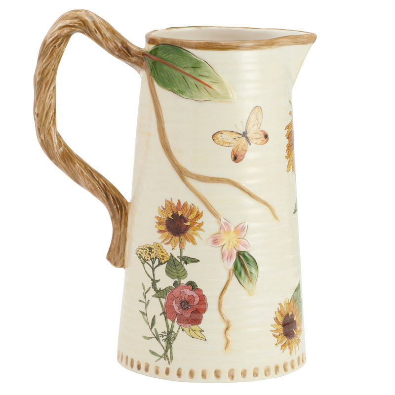 Fitz And Floyd Provence Pitcher, 2.25 Quarts